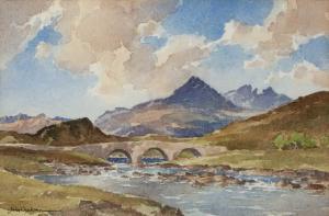 COCHRANE JOHN DUNDAS 1900-1900,Pair of highland views,Mallams GB 2022-09-28