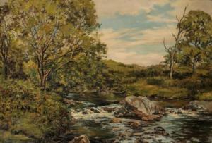 COCHRANE JOHN DUNDAS 1900-1900,River landscape,Duke & Son GB 2021-03-25