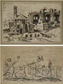 COCK Hieronymus 1510-1570,Ruinarum Templi Pacis, Prospectus,1550,Christie's GB 2008-10-02