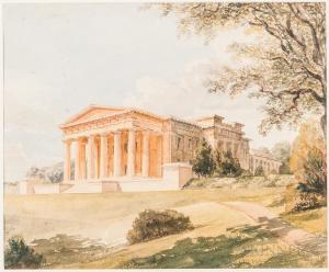 COCKERELL Charles Robert 1788-1863,View of a Classical Building,Skinner US 2020-07-28