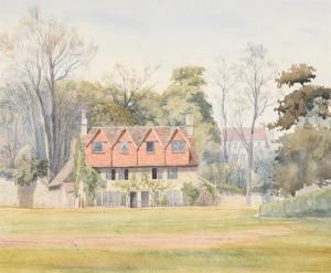 COCKERELL Samuel Pepys 1844-1905,In Merton Meadows, Oxford,1866,Dreweatts GB 2021-05-27