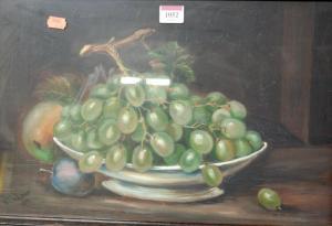 COCKSHOTT W,Still life with grapes,1914,Lacy Scott & Knight GB 2017-02-11