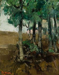 COCKX Philibert 1879-1949,Les arbres,1940,De Vuyst BE 2012-10-27