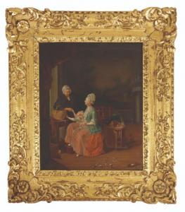 COCLERS Louis Bernard,An interior with a mother, a nurse and her childre,1776,Duke & Son 2021-04-15