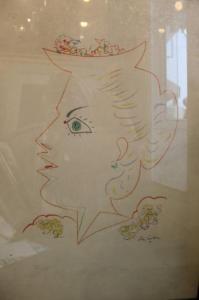 COCTEAU Jean 1889-1963,Femme de profil,Rieunier FR 2017-02-16