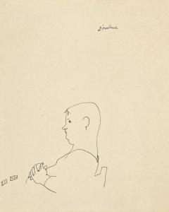 COCTEAU Jean 1889-1963,L'oiseleur - Georges Auric aux dominos,1924,Christie's GB 2012-10-25