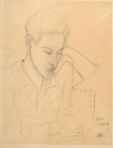 COCTEAU Jean,Portrait de Jean Desbordes,1928,Artcurial | Briest - Poulain - F. Tajan 2024-04-04