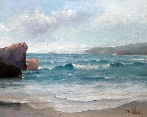 COCULILO Francesco 1895,Rio - Waves breaking on the shore,Gorringes GB 2014-10-23