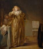 CODDE Pieter Jacobsz 1599-1678,Noblewoman in an interior.,Galerie Koller CH 2019-03-29