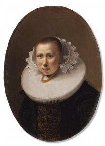 CODDE Pieter Jacobsz,Portrait of a young lady, aged 22, three-quarter l,1630,Christie's 2023-10-10