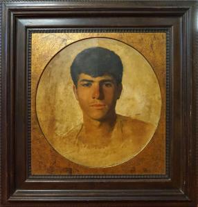 CODECASA Luoise 1856-1933,Portrait de jeune homme e,Gautier-Goxe-Belaisch, Enghien Hotel des ventes 2023-02-19