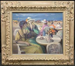 CODERCH FIGUERAS Josefina 1934,French Riviera Ladies,Bamfords Auctioneers and Valuers GB 2021-09-23
