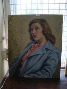 CODNER John Whitlock 1913-2008,An oil portrait of actress,1947,Stride and Son GB 2009-04-24
