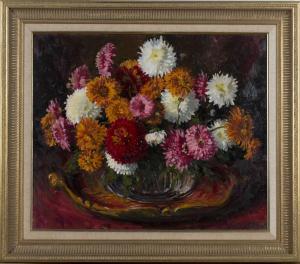 CODNER John Whitlock 1913-2008,Still Life with Chrysanthemums,1959,Tooveys Auction GB 2018-09-05