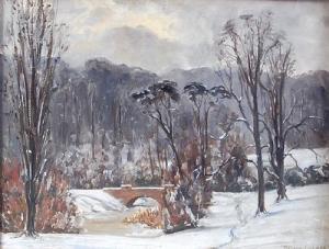 codner morris 1888-1958,Winter landscape,Lacy Scott & Knight GB 2009-09-12