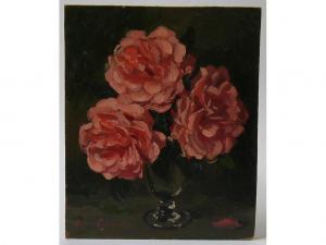 codnor john 1900-1900,Still life with roses in a glass vase,Tamlyn & Son GB 2009-10-06