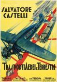 CODOGNATO Plinio,SALVATORE CASTELLI / TRASPORTI AERIE E TERRESTRI,1934,Swann Galleries 2020-06-18