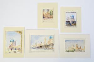 CODRINGTON John,Five views of Bokhara Uzbekistan to include Kalon ,Claydon Auctioneers 2023-12-30