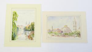 CODRINGTON John,Two views of Slovenia to include a Zador, and Ljub,Claydon Auctioneers 2023-12-30