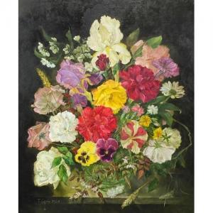 CODY Tony 1900,Still life flowers in a vase,Eastbourne GB 2018-09-15
