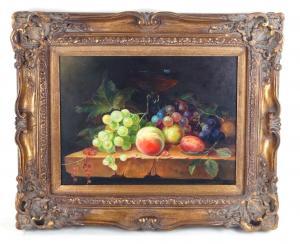 Coe Alfred 1900-1900,Still life with fruit and goblet,Wright Marshall GB 2017-03-21