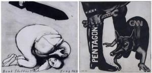 COE Sue 1951,BOMB-SHELTER - PENTAGON,1991,Clark Cierlak Fine Arts US 2021-08-21