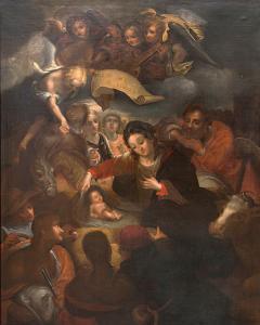 COEBERGHER Wenceslas 1561-1634,The Adoration of the Shepherds,Shapiro Auctions US 2013-11-16