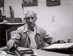 COEN Marcel 1900-1900,portrait de rené seyssaud, c. 1960.,1960,Damien Leclere FR 2007-02-17