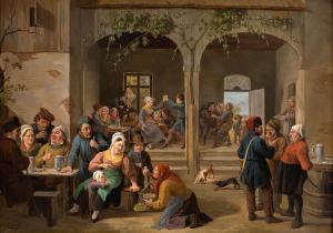 COENE Constantinus Fidelio 1780-1841,Scène de taverne,Aguttes FR 2023-03-28