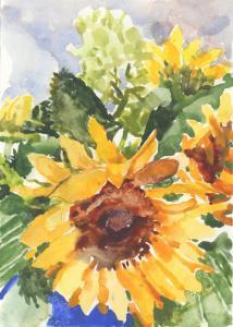 COFFEY Susanna 1969,EST. Sunflowers 1,2020,Dreweatts GB 2020-11-19