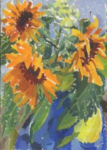 COFFEY Susanna 1969,EST. Sunflowers IV,2020,Dreweatts GB 2020-11-19