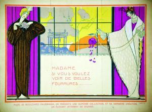 COFFIER DE RUZE Henri,Mme si vous voulez voir de belles fourrures…,1925,Artprecium FR 2016-10-26