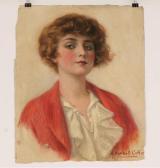 COFFIN William Haskell 1878-1941,Cover-Girl in Red Sweater,Ripley Auctions US 2009-05-31