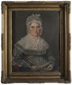 COGDELL John Stevens 1778-1847,Portrait of Mrs. Samuel Farrow,Brunk Auctions US 2013-05-11