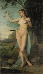 COGGHE Remy 1854-1935,Femme nue dans un paysage,1979,Christie's GB 2008-10-02
