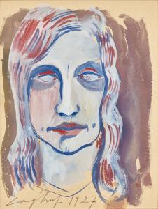 COGHUF Ernst Stocker 1905-1976,Kopfporträt einer Frau,1927,Dobiaschofsky CH 2023-11-08