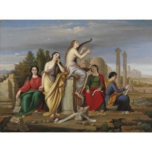 COGORNO Francesco 1820-1894,ALLEGORIA DELLE ARTI,1894,Sotheby's GB 2009-12-15