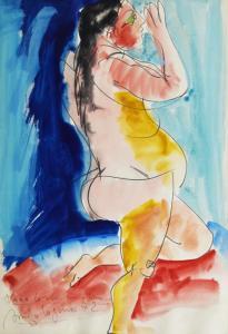 COGORNO SANTIAGO 1915-2001,DESNUDO,1972,Galeria Arroyo AR 2022-10-13