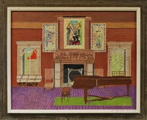 COHEN Gideon 1894-1989,Music Room, Fenway Court,Skinner US 2016-06-16