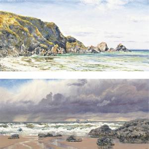COHEN John Brett,A ROCKY COAST AND A STORMY DAY: A PAIR OF PAINTING,1988,Sotheby's 2008-06-06