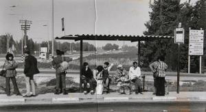 Cohen Theodore 1928,Bus Stop in Israel,1973,Ro Gallery US 2023-12-14