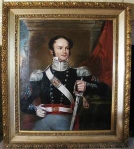 COHILL Charles 1812-1860,PORTRAIT OF A MILITARY OFFICER,Freeman US 2010-10-05