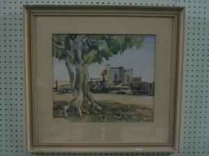 COITRELL John,Middle Eastern Scene with Building and Tree,Denhams GB 2007-06-06