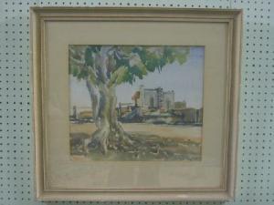 COITRELL John,Middle Eastern Scene with Building and Tree,Denhams GB 2007-04-11