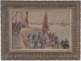 COITS Jean Francois,French harbour scene,Burstow and Hewett GB 2016-11-16