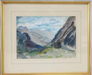 COKE Dorothy Josephine 1897-1979,Llanberis Pass,1952,Ewbank Auctions GB 2013-06-26