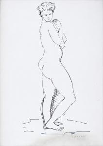 COLACICCHI Giovanni 1900-1993,Nudo,Galleria Pananti Casa d'Aste IT 2023-02-02