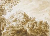 COLAERT Johannes 1622-1678,ROMAN LANDSCAPE CAPRICCIO,Sotheby's GB 2012-01-25
