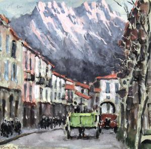 COLAHAN Colin 1897-1987,Busy road scene,Canterbury Auction GB 2013-10-08