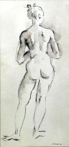 COLAHAN Colin 1897-1987,Full length portrait of a nude woman,Canterbury Auction GB 2013-10-08